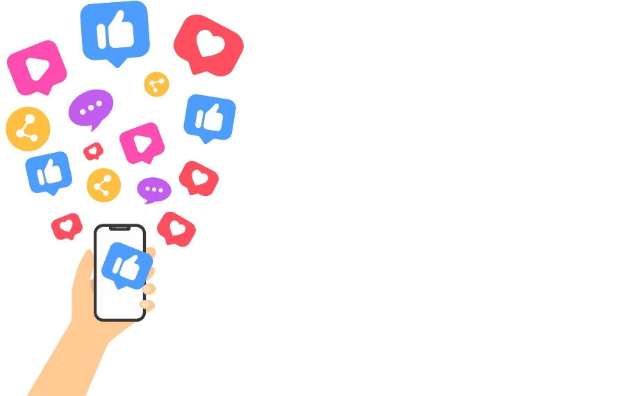 phone social media icons